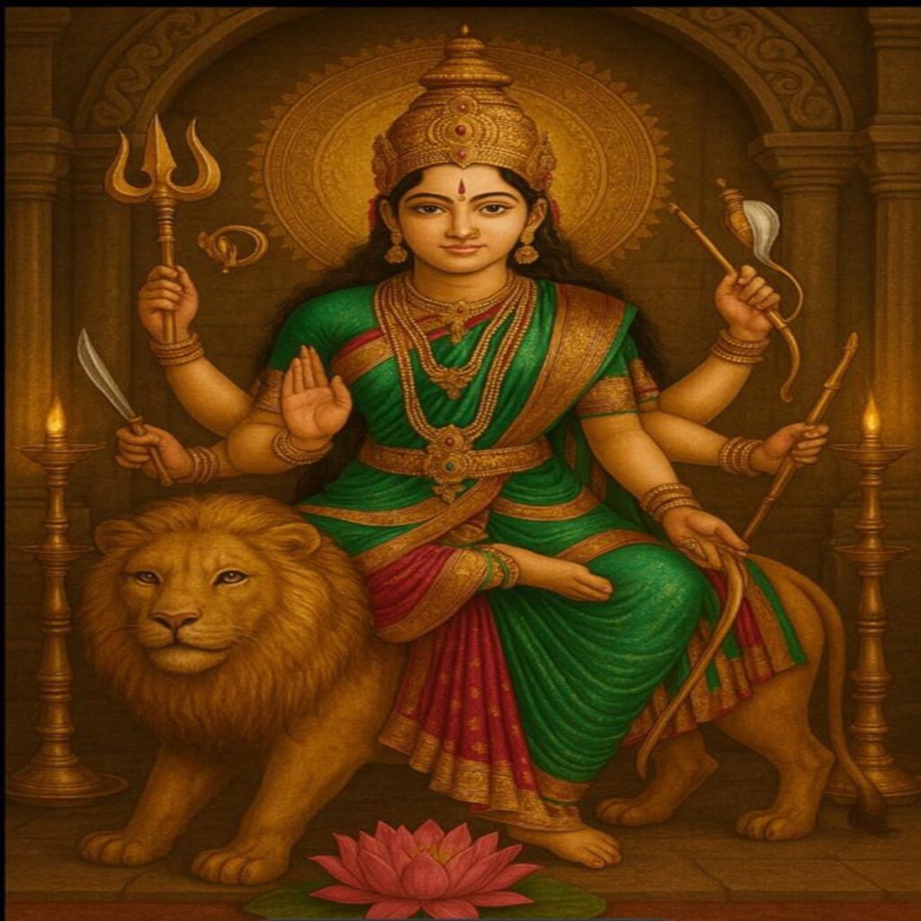 Jagdamba Deeksha Navratri devotional ceremony