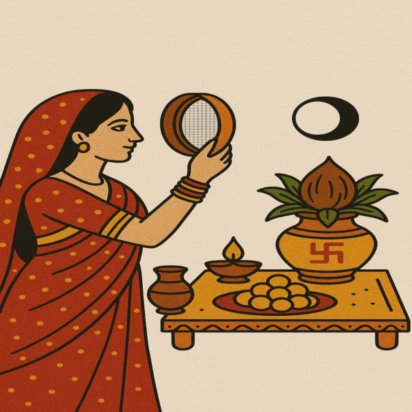 करवा चौथ पूजन (Karwa Chauth Puja)